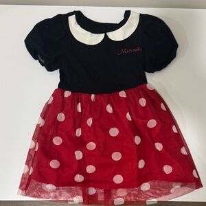 GAP Minnie Black and Red Polka Dot Dress